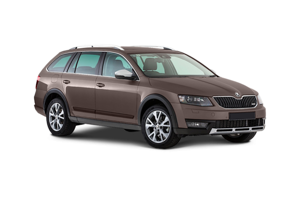 Skoda Octavia Scout brown