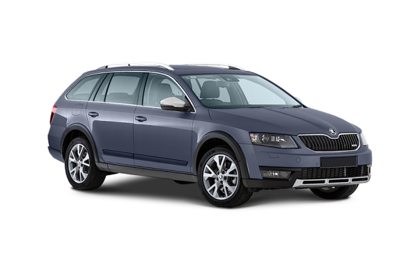 Skoda Octavia Scout blue