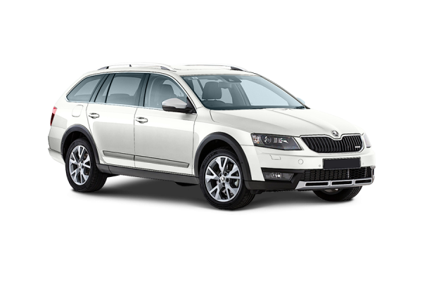 Skoda Octavia Scout deluxe white