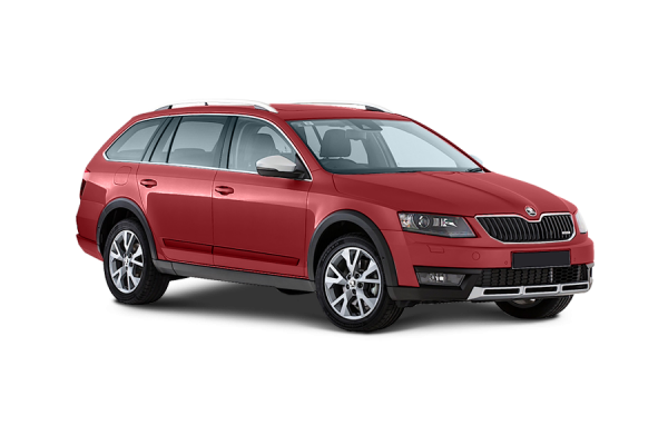 Skoda Octavia Scout red