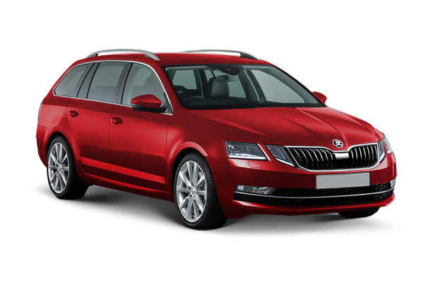 Skoda Octavia Combi red