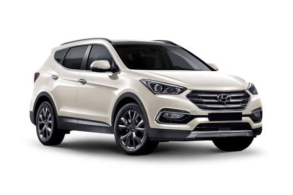 Hyundai Santa Fe 2018 White crystal