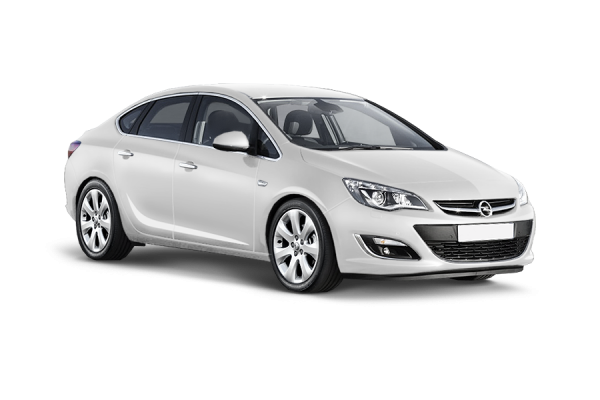 Opel Astra Седан white