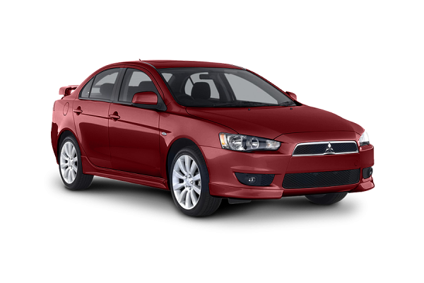 Mitsubishi Lancer red